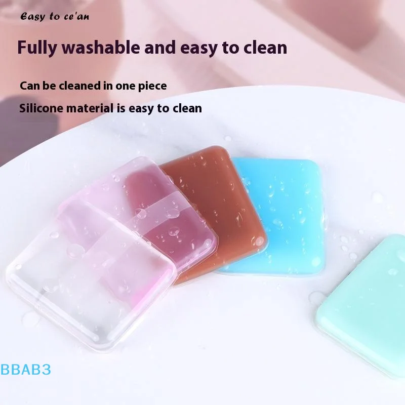 Kwadratowa, miękka gąbeczka do pudru, żelowa silikonowa gąbeczka do pudru do kosmetyków, podkładu do twarzy, kremu BB, bez pochłaniania pudru, narzędzie do makijażu.