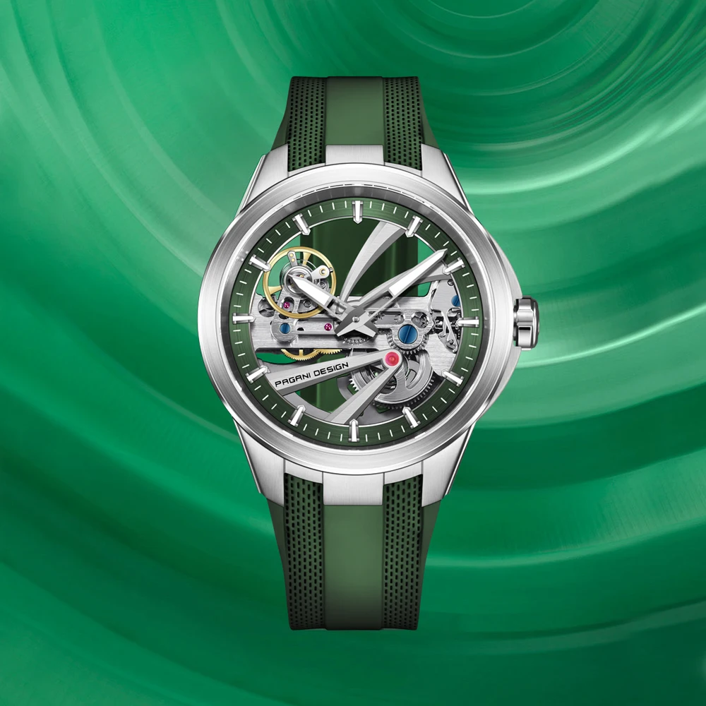 

2026 New PAGANI DESIGN Hollow Men's Watches Tourbillon Mechanical Man Automatic Watch Men AR Sapphire Waterproof Luminous Clock