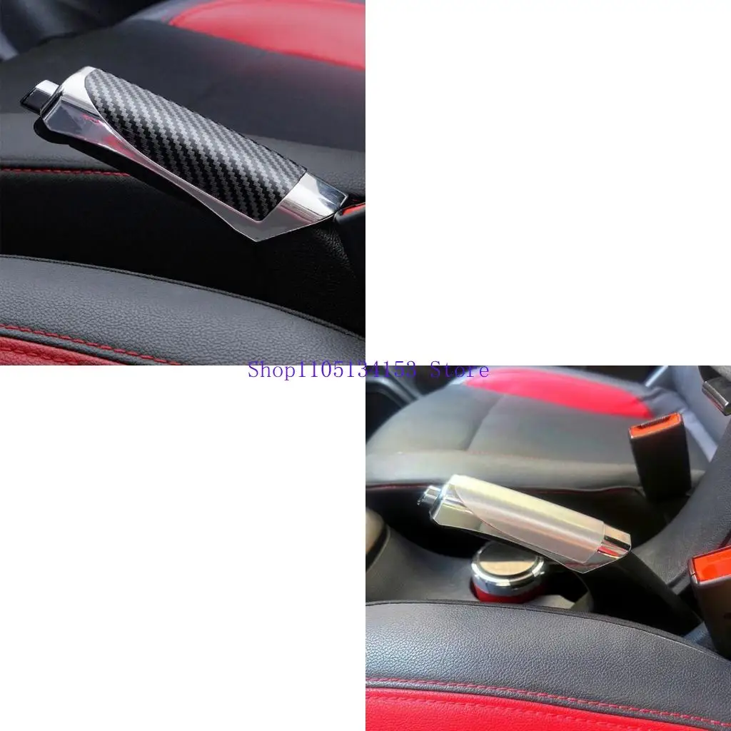 

HG89 автомобиль ручной тормозной рукав крышка крышки для отделки антиофорчивания крышка защиты ручного тормоза углеродное для