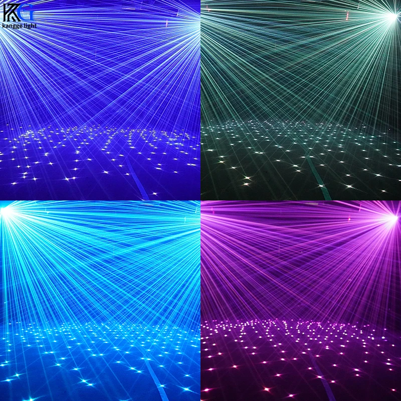 RGB Waterproof Firefly Laser Light DMX Controller Starry Sky Laser Lights DJ Laser Beam Stage Effect Outdoor for Party Club Xmas