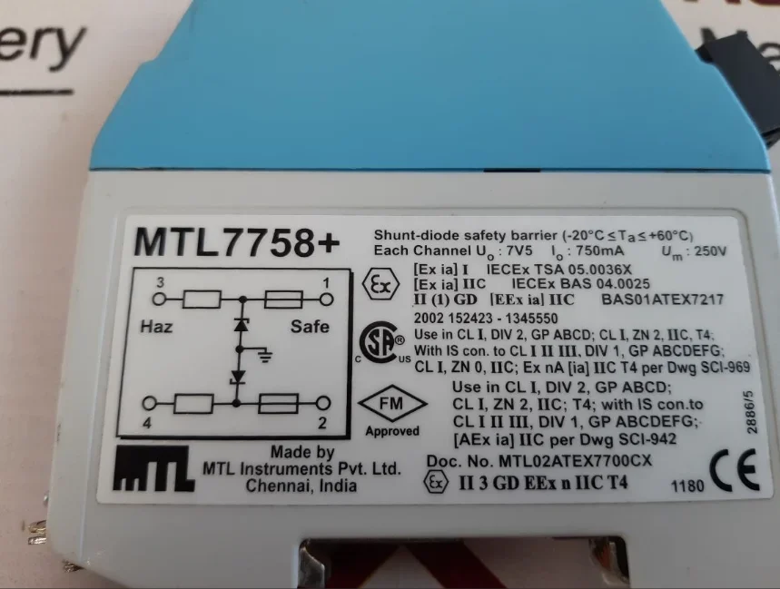 2026MTL7758+ Safety Relay | Fault-Tolerant Control Module | SIL3 Certified | MTL Direct