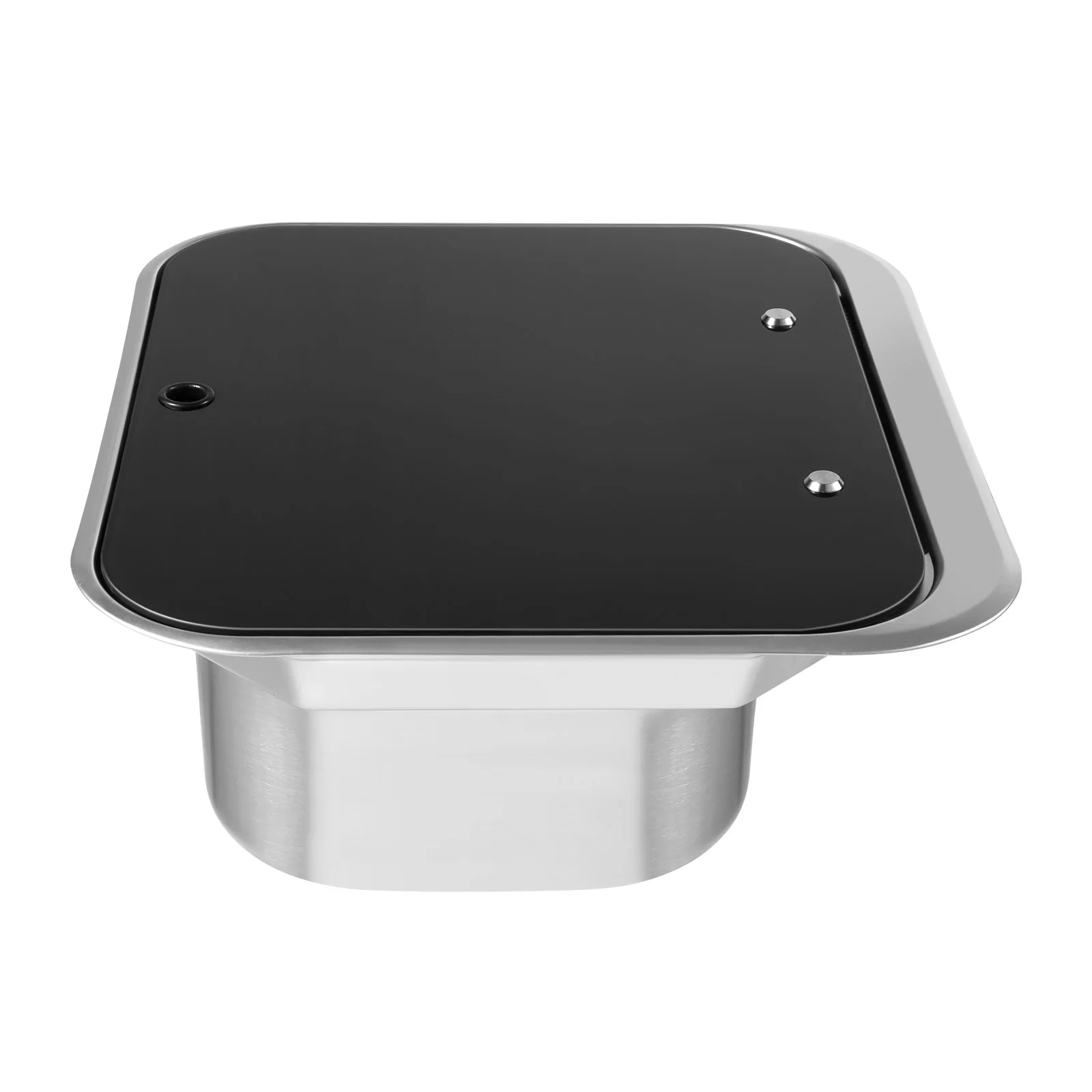 스테인리스 스틸 RV 싱크대, 내장형 싱글 볼 싱크대, 손 씻는 세면대, 수도꼭지 포함 카라반 싱크대, RV, 밴, 캠핑카, 트레일러용