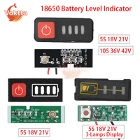 5S 10S 18V 21V 36V 42V Battery Capacity Indicator LED Power Display Module Battery Level Indicator 18650 Lithium Battery Tester