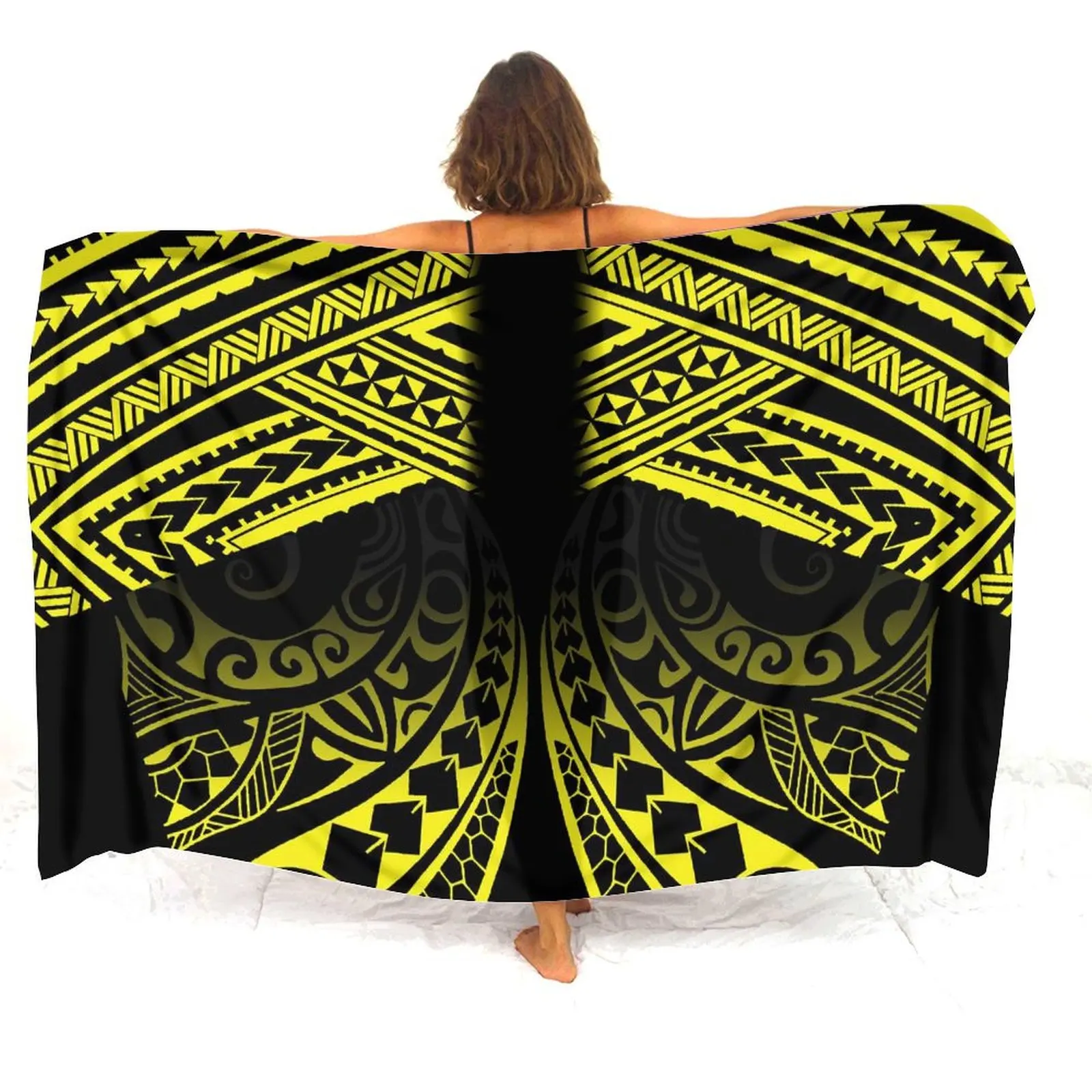 Elegant Sarong Custom Polynesian Tribal Ethnic Style Summer With Sexy Bikini One-Piece Style Coat Free Shipping Premium Fabric