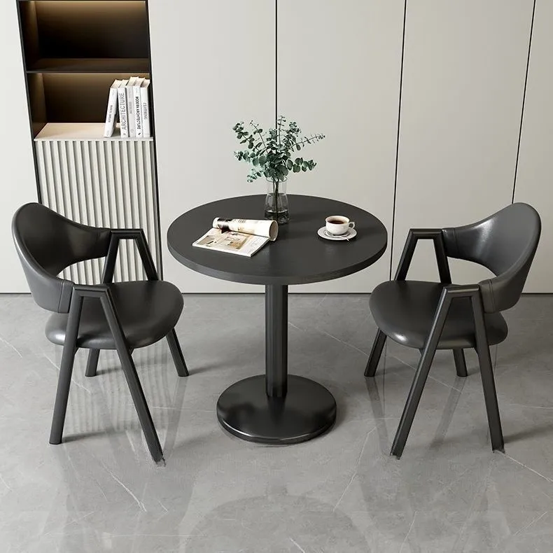 And Chair Set For Living Room Conference Use Wholesale *Modern Luxury Simple Custom Design Small Wood Adjustable Dining Table