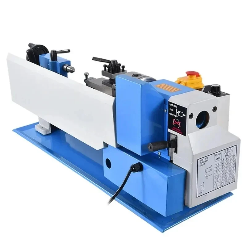New 0618 110V/220V Benchtop Tool DIY Small Stainless Steel Metal Processing Lathe