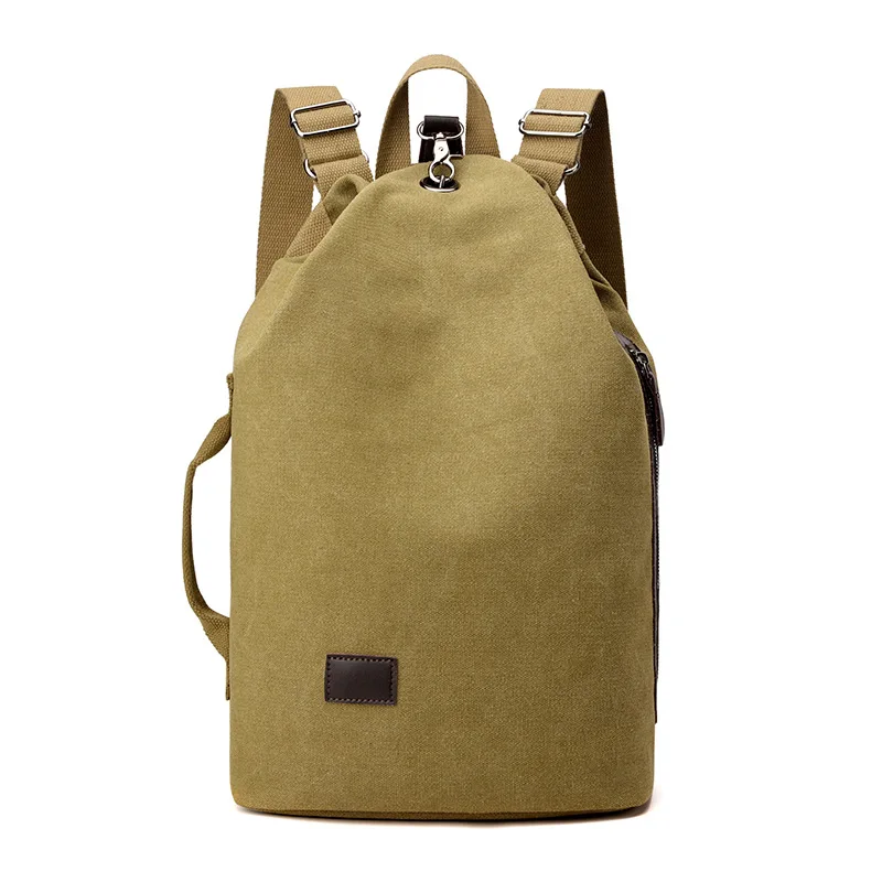 

Canvas Backpack, Simple Casual Bag, Trendy Travel Bag, British Style Student School Bag, Unisex Sports Bag, Convenient Handbag
