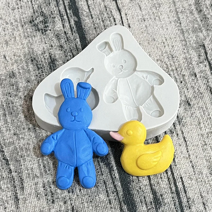 Bunny Duck Silicone Sugarcraft Mold Chocolate Cupcake Baking Fondant Cake Decorating Tools