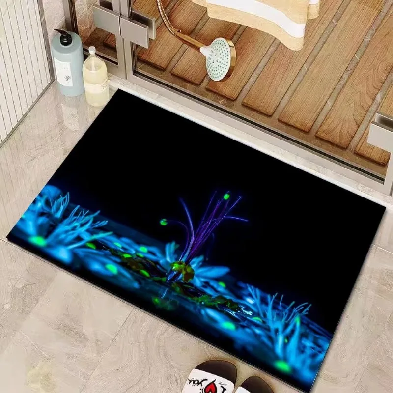 Diatom mud absorbent floor mat bathroom bathroom bathroom door entry non-slip foot mat bathroom toilet carpet