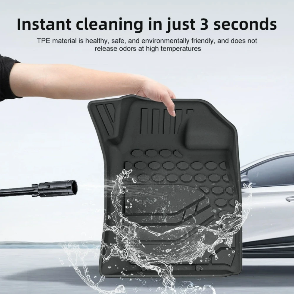 Für Isuzu D-Max 2024 2025 Fußmatten Kofferraummatte Wasserdichte TPE-Bodenauskleidung – Detail 2