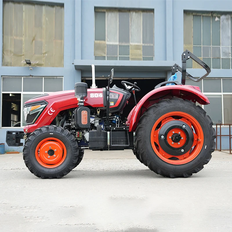 80HP Agricultural Tractor, Customized Options, CE Certified, Technical Support, Worldwide Delivery