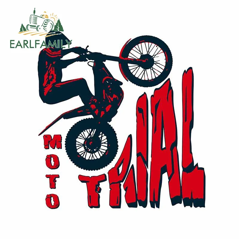 Earlfamily 13cm x 12cm auto engraçado adesivos de carro para moto logotipo motocicleta camiseta decalque decoração à prova dwaterproof água carro assessores