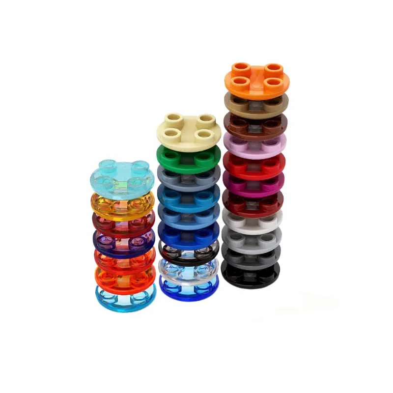 Pièces MOC compatibles avec panneau 2654, 25 pièces, 2 × 2 autour du sol circulaire, blocs de construction, assemblage de bricolage, jouets en particules pour enfants