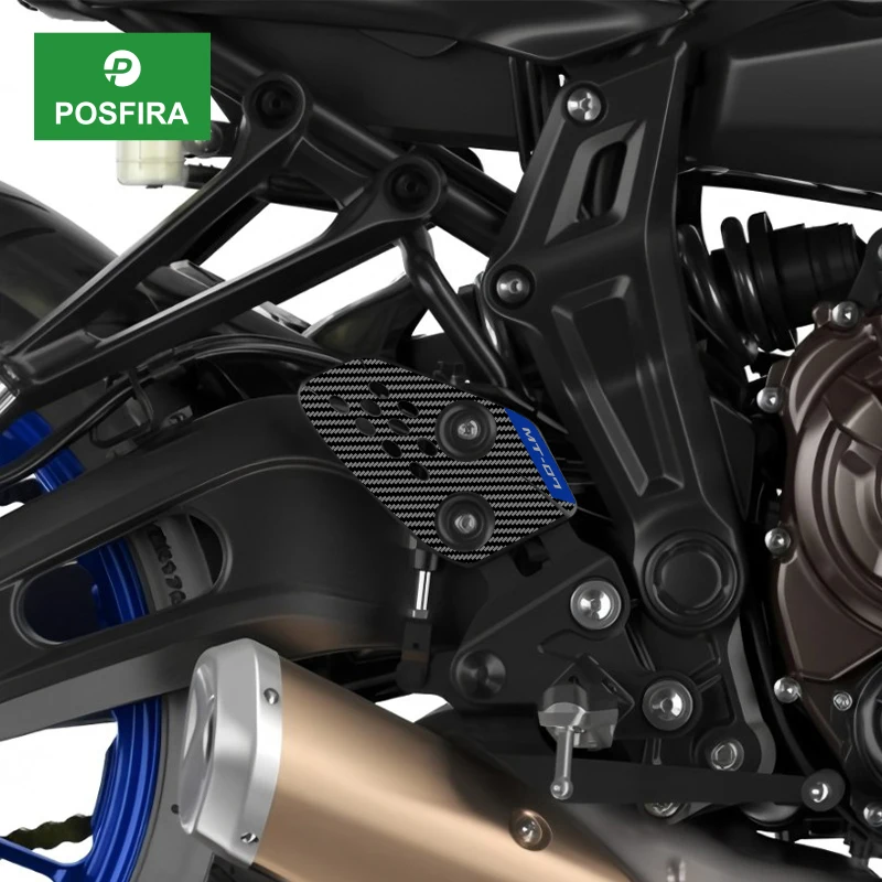 

POSFIRA Motorcycle Footrest Panel Sticker Vinyl Decals for Yamaha MT07 MT 07 MT-07 2014-2024 2020 2021 2022 2023 Accessories