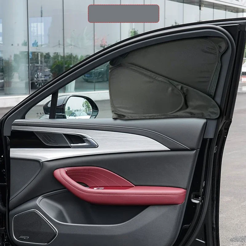

Автомобильный черный солнцезащитный козырек для окон, авто с защитой от УФ-лучей, теплоизоляционная защитная крышка, аксессуары для интерьера для HONGQI H5 2020-Present