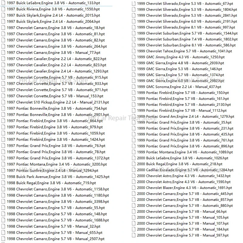 HPT Tune Repository 3500 FILES +.hpt to bin Converter مع keygen الملفات المعدلة فتح موالف فتح Hpt Raw Edit