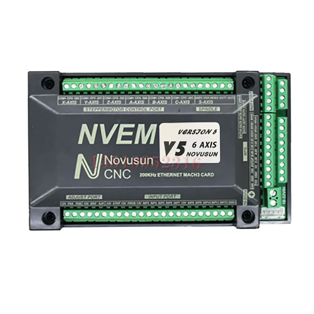 MACH3 motion control card NVEM V5 upgraded version 300K chip 5Axis Ethernet slave function suitable for engraving machine