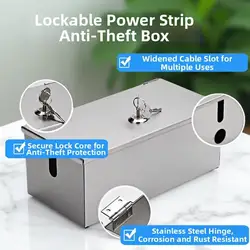 Caja protectora de enchufes para hogar - seguridad para gatos y perros