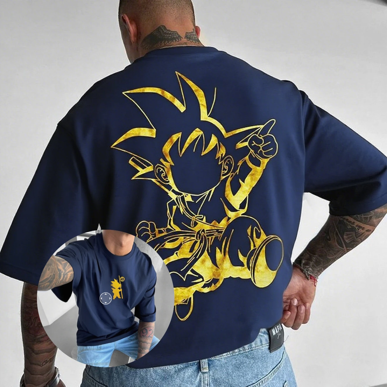 للجنسين لعبة دراغون بول Z جوكو أنيمي الجرافيك تي شيرت الرجال النساء قصيرة الأكمام المحملة الشارع الشهير الصيف المتضخم ملابس علوية غير رسمية Y2k الملابس #1