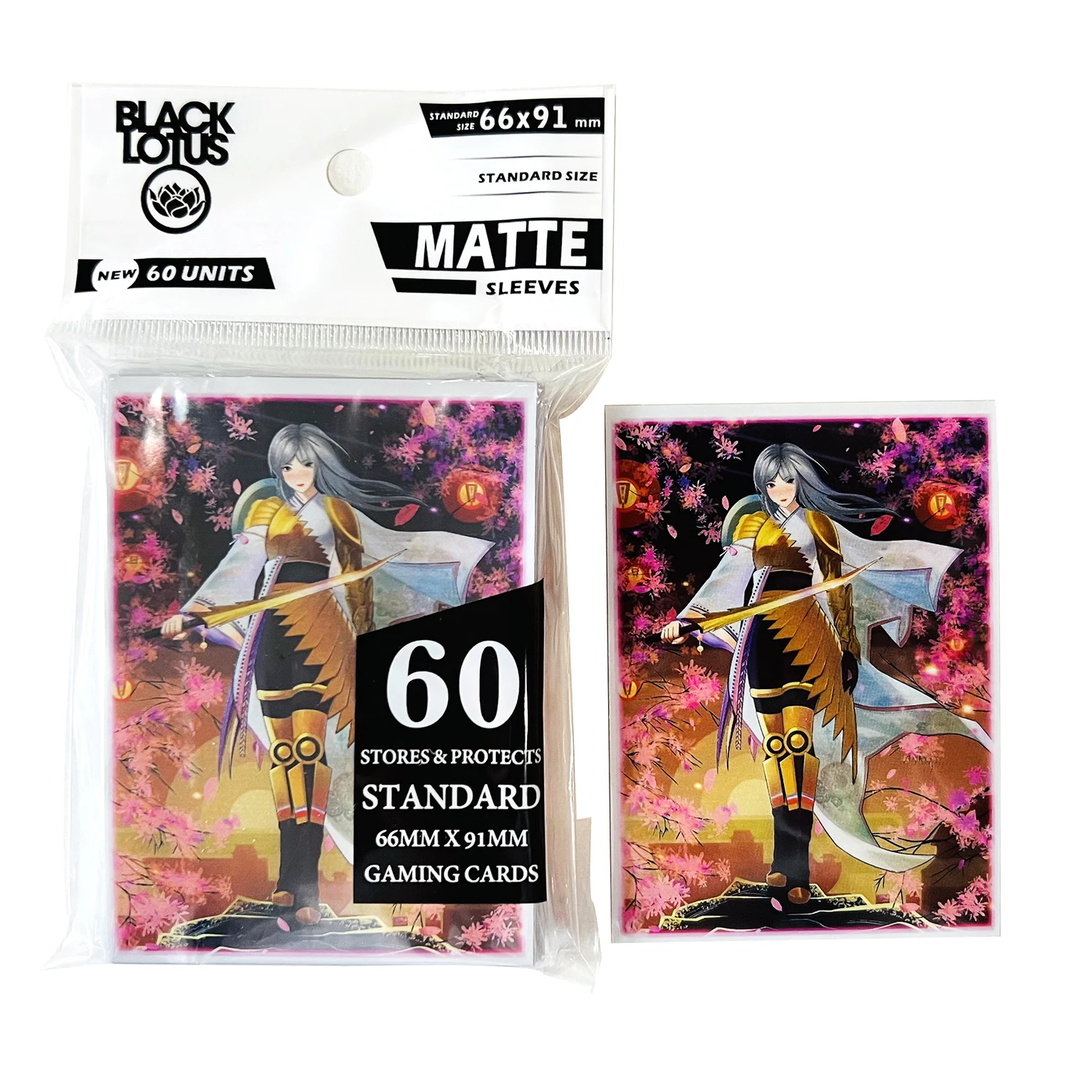 Japanese Artwork The Wandering Emperor Card Sleeves,Top Loader PKM/MGT Protector Standard Cards Shielder Cover 66x91mm