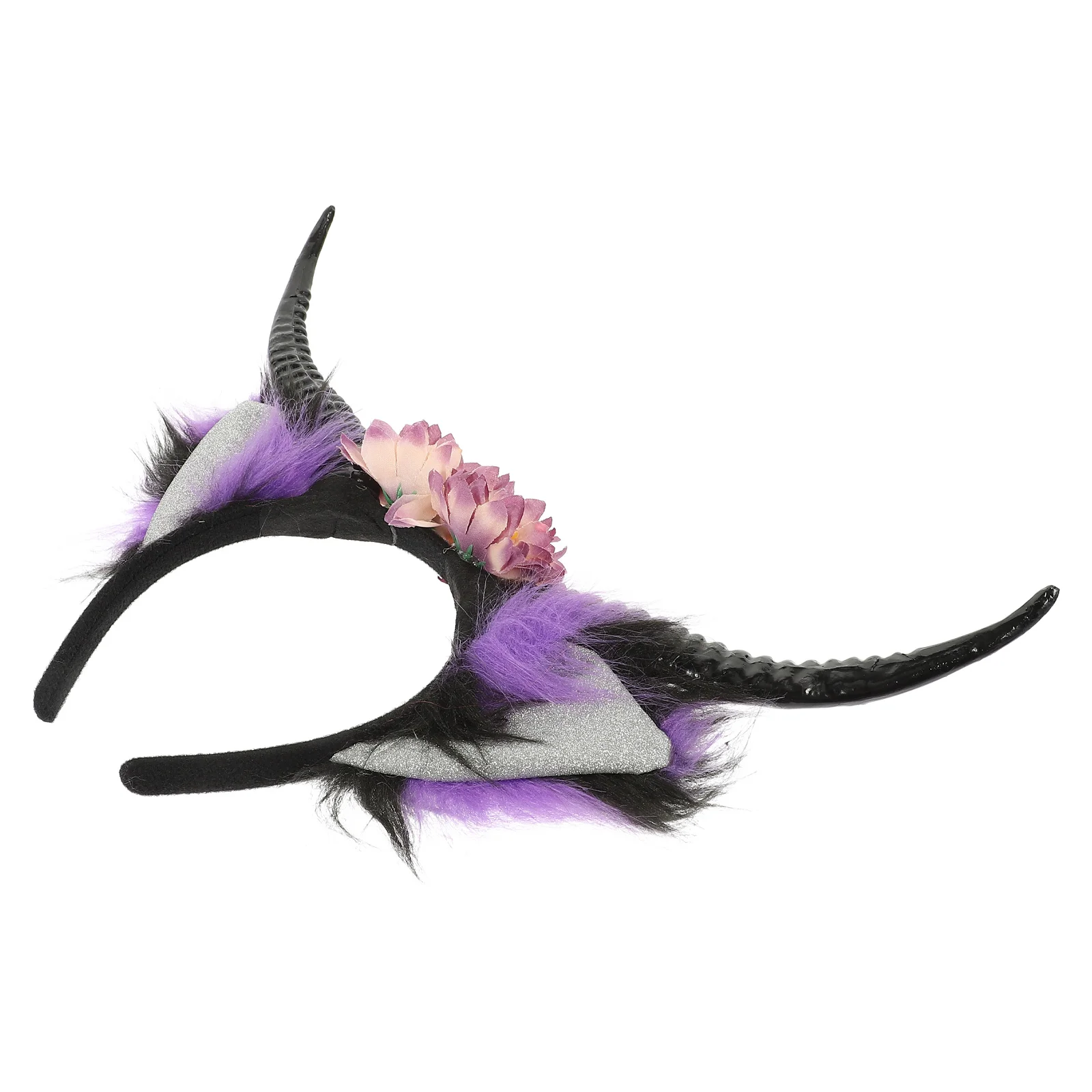 

Ox Horn Headband Halloween Horn Hairband Lightweight Costume Party Accessory Fun Prank Decor Horns Hair Hoops Cosplay