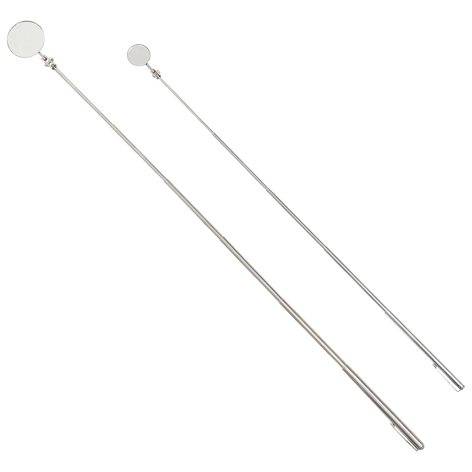 

2Pcs Telescopic Inspection Mirror for Welding Chassis Automotive Maintenance Foldable Compact Design Mirror on Telescopic