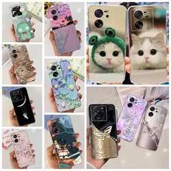 For Xiaomi 13T Pro 5G Case Xiomi Mi 13T 5G Bumper Covers Clear Soft Silicone Bumper Jelly Women Fashion Cute Cartoon Mi13t Capas