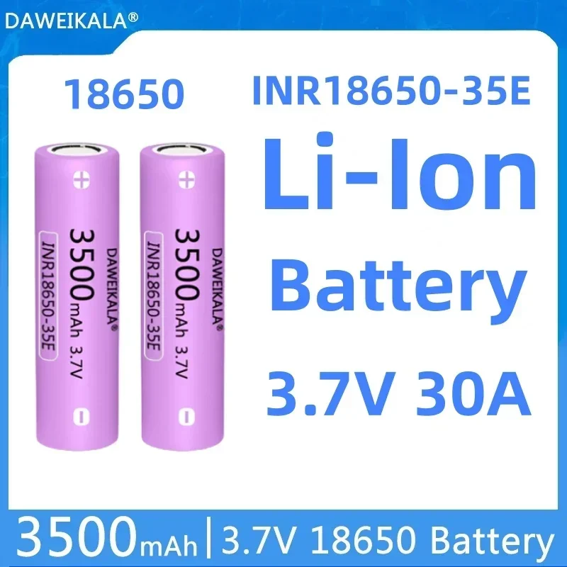 

Оригинальный 18650 35E 3500 мАч 10C разряд INR18650 литий-ионный 3,7 в перезаряжаемый аккумулятор, внутреннее сопротивление батареи: <12 МОм