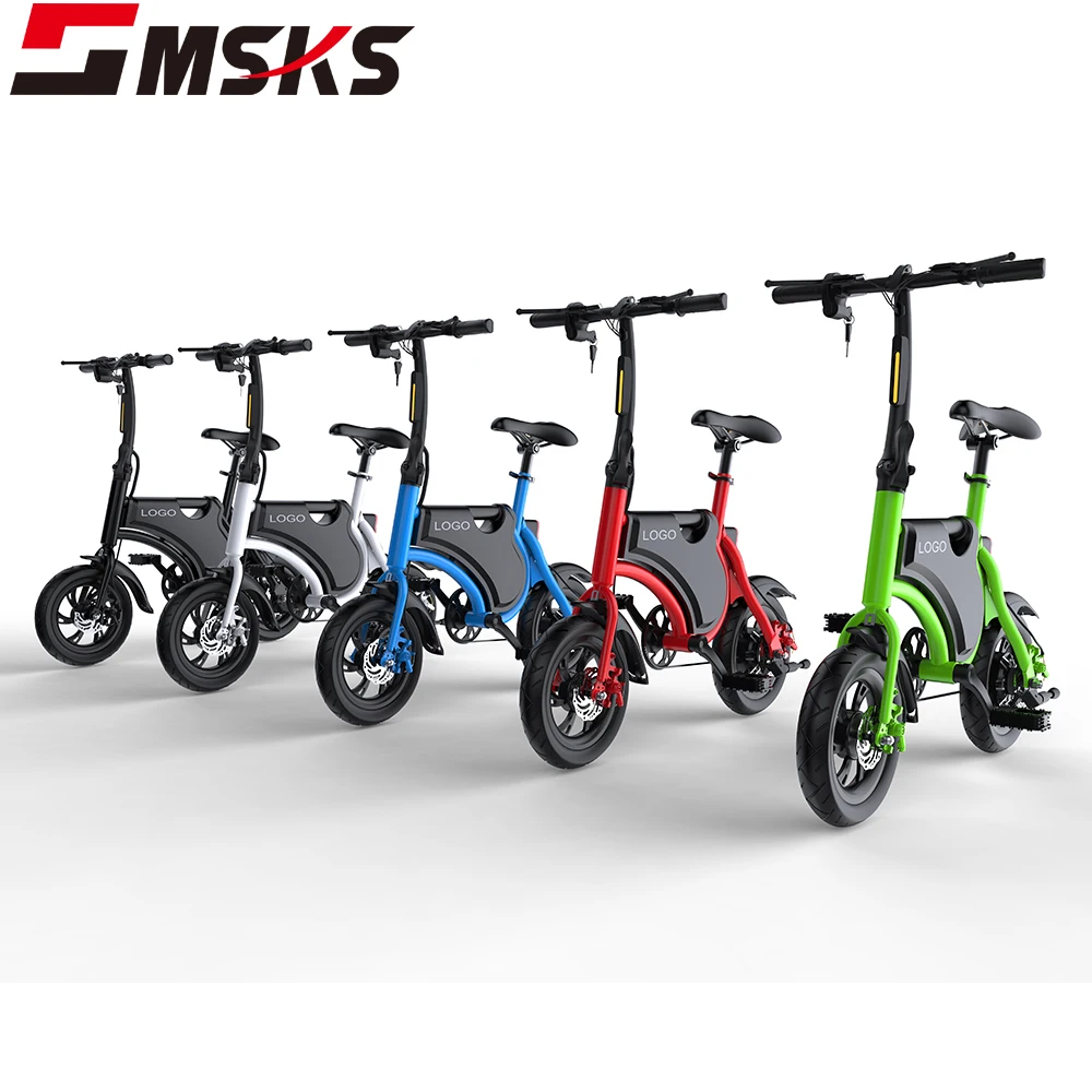 

Road Dirt Mini Seat Pedal Assisted Adult 36V 350W 12 Inch Fat Tire Motorcycle Ebike Folding Electric Bicycle