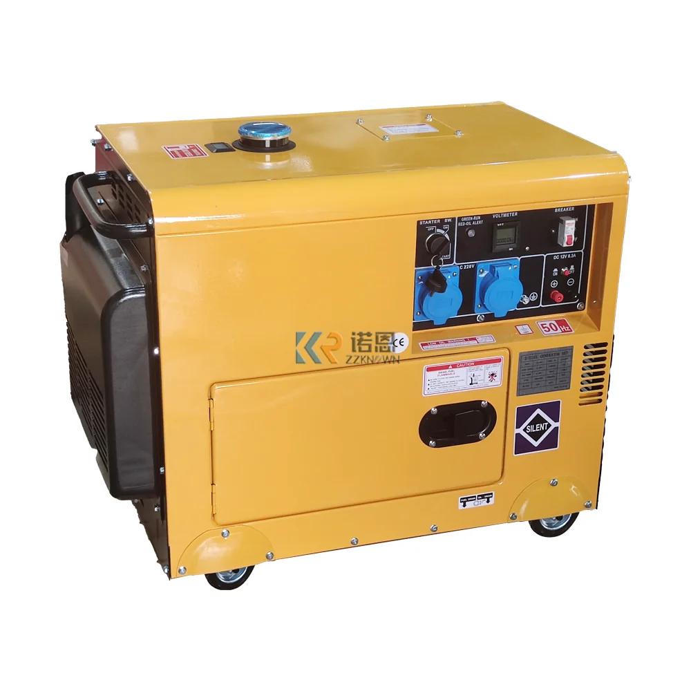 

Compact Portable Silent Diesel Generator Durable Power Generator Emergency Backup Generator for Construction Site