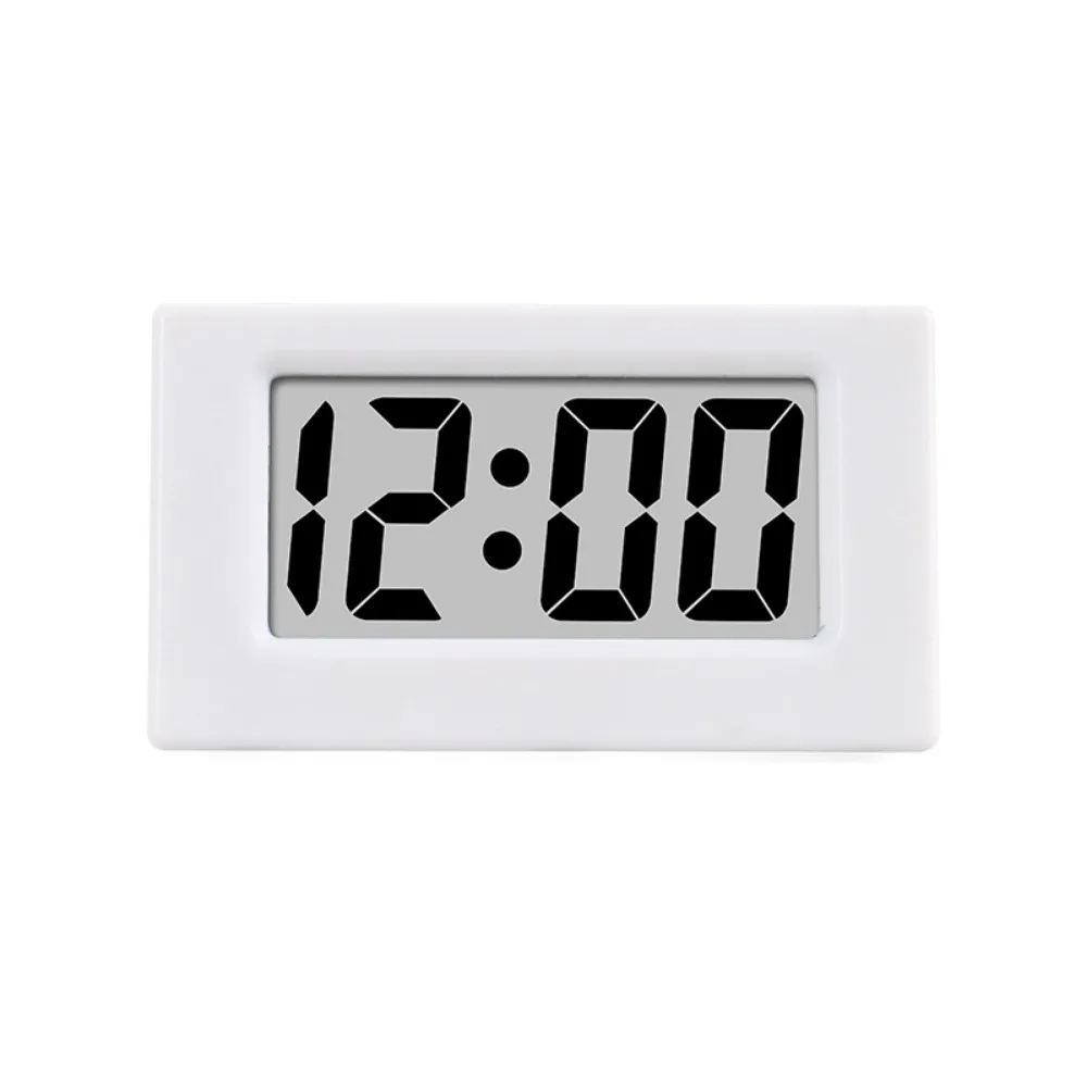 Multi-purpose Simple LED Digital Clock Cute Time Display Mini Triangle Clock Mute Desk Electronic Clock Student