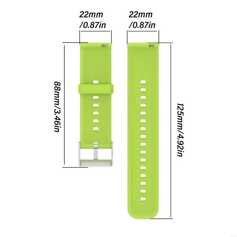 Силиконовый 22 -мм полосатый браслет для бретельного ремешка Водонепроницаемость, подходящая для CMF Watch устойчивость к и