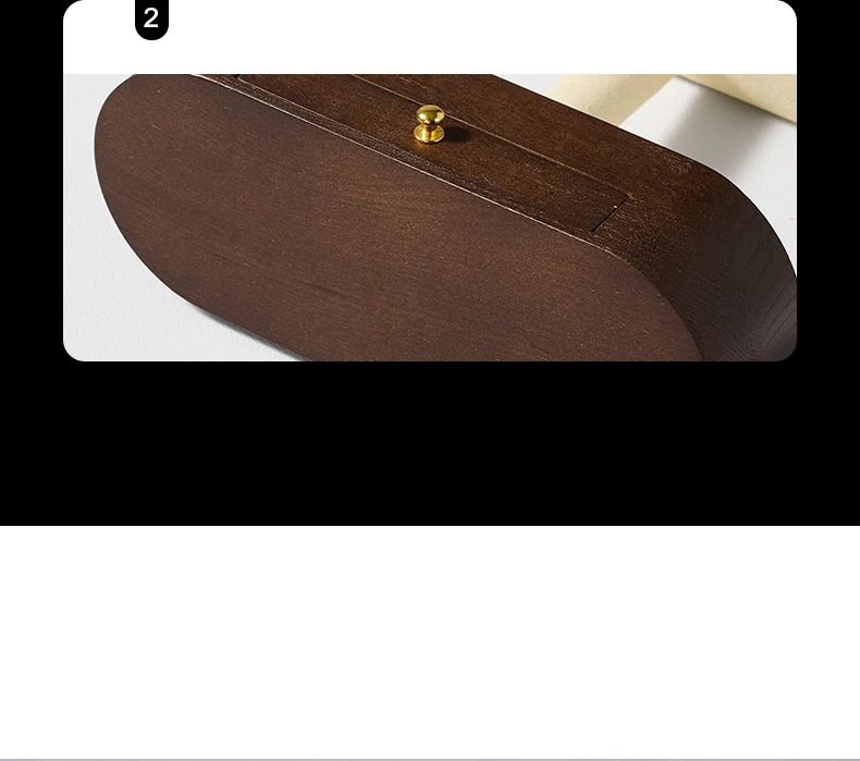 Oirlv Uhrenständer aus Holz mit Schublade, Uhren-, Armband- und Ringhalter für die Aufbewahrung zu Hause, Schmuck-Organizer mit Schublade – Detail 12