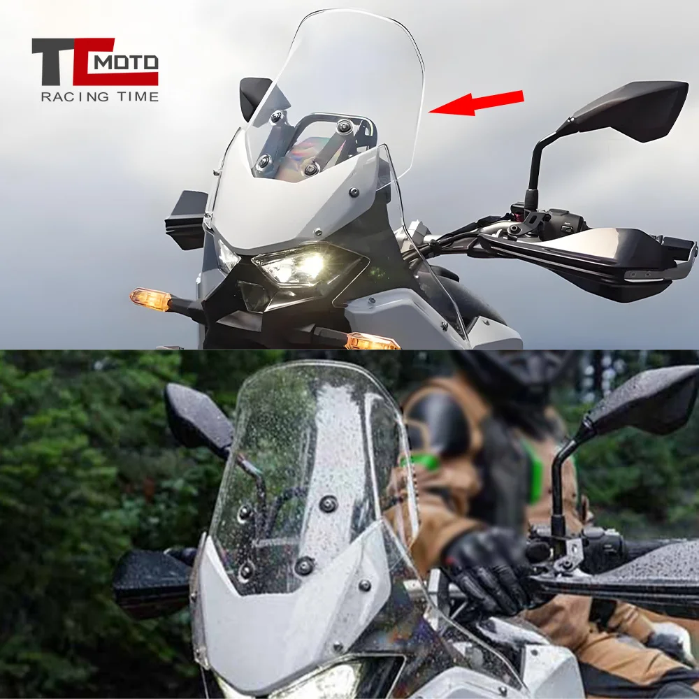 For Kawasaki KLE 500 SE 2026- Motorcycle  Windshield Windscreen KLE500 Wind Deflectors Viser Visor