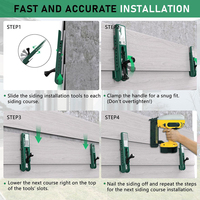 Siding Installation Tools Siding Mounting Kit Polycarbonate Body Fiber Cement Siding Tool Lap Siding Gauge for Home Exterior