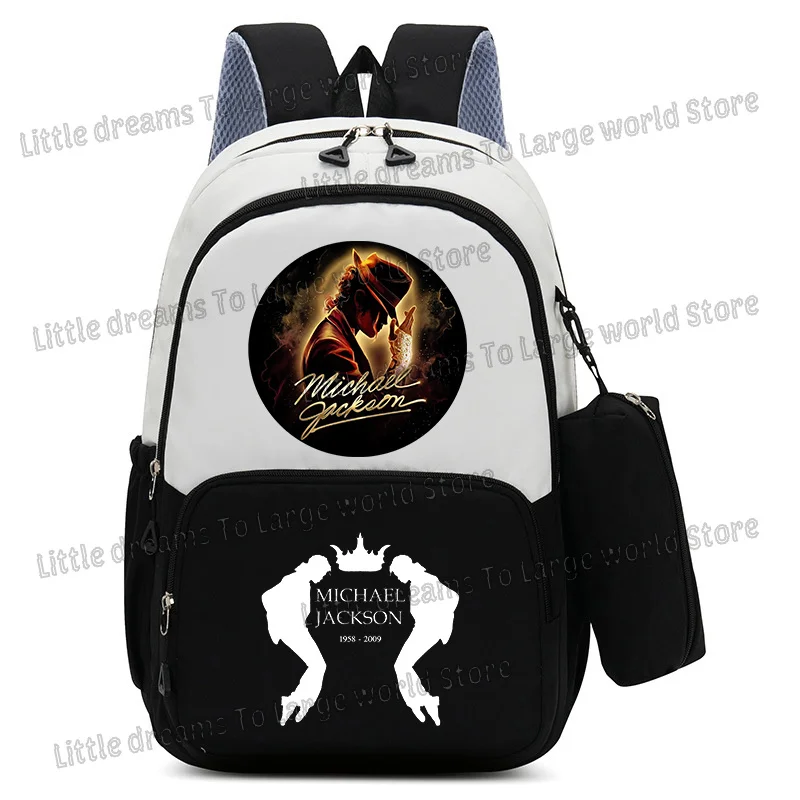 Michael Jackson Singer MJ Backpack Children School Bags for Boys