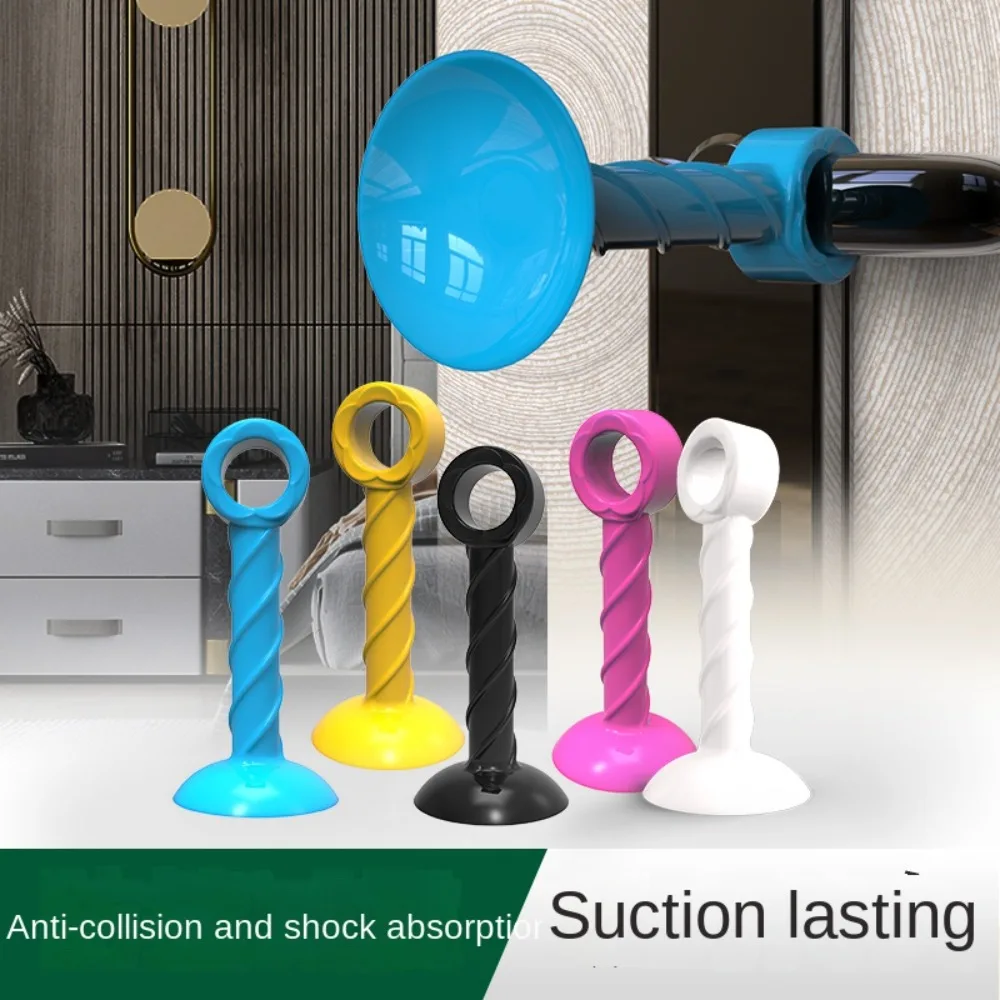 2PCS Silicone Suction Cup Door Stopper Wall Protectors Anti Collision Door Handle Crash Pad Furniture Fittings Anti-damage