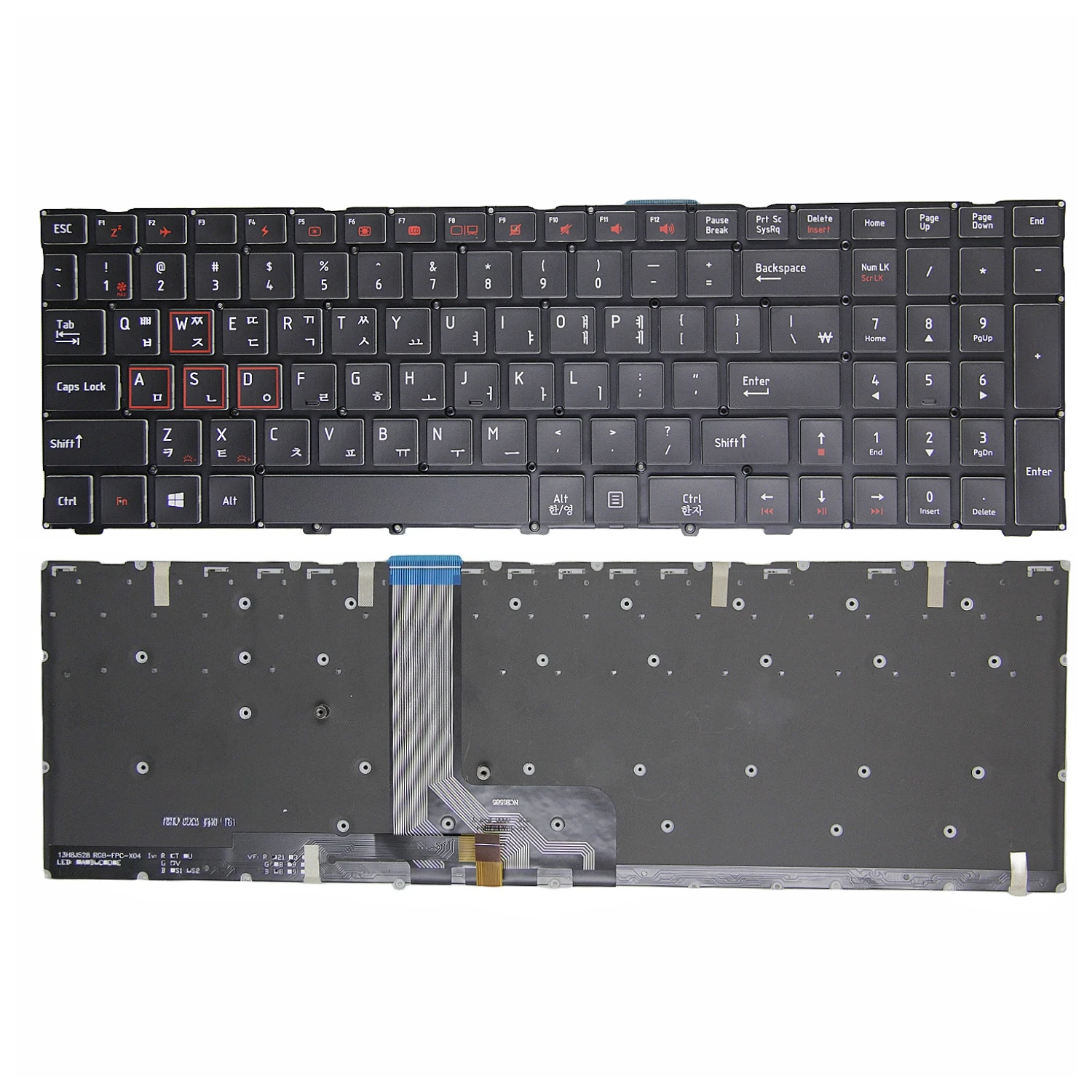 Raytheon 911 Targa T6c X6 Youth Edition F117-S11 Si3 S6 VG65T VR26 Color Light Keyboard with Screw Post