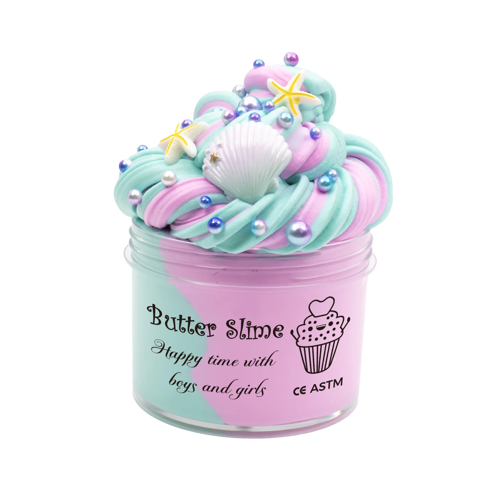 Slime de poupée bicolore pour enfants, pâte en coton Pu123, bricolage, boue boueuse, marijuana ing, argile, instituts souligné, jouet, breloques, argile molle, 70ml