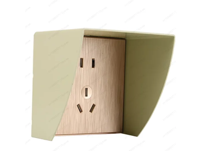 

Stainless Steel Waterproof Socket Cover Outdoor Socket Protector Outlet Case Electrical Equipment Supplies Wall Socket Box Cover