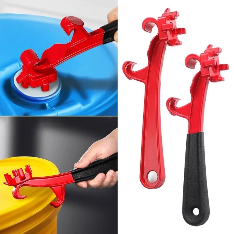 Y1AD 3 in 1 Drum Bung Wrench Opener Aluminum Bucket Opener Tool for 55 Gallon Drum