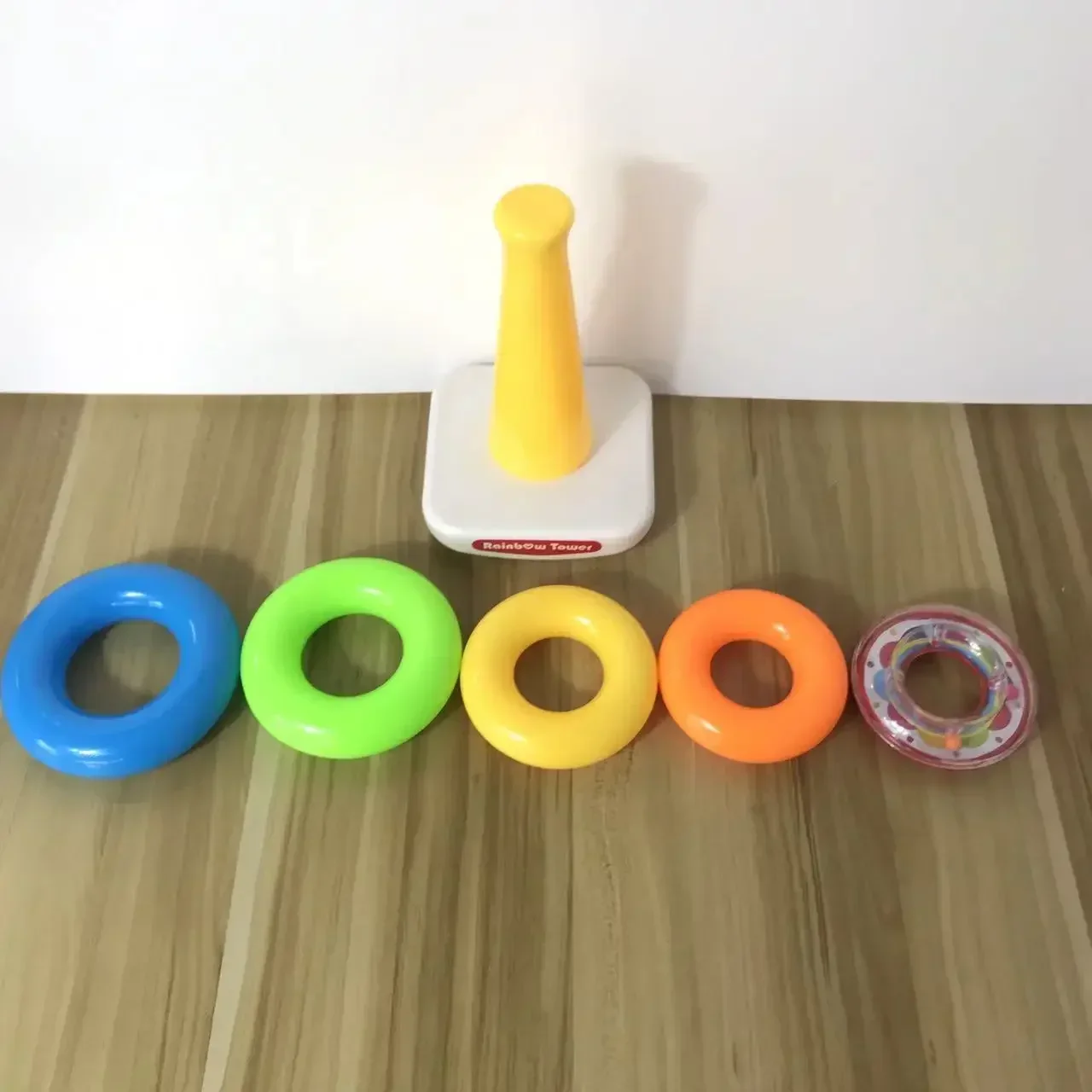 Baby Toys 0-36 Months Stack Up Nesting Rainbow Tower Ring Learning Brilliant Basics Rock-a-Stack Rattle Pop The Circle toy