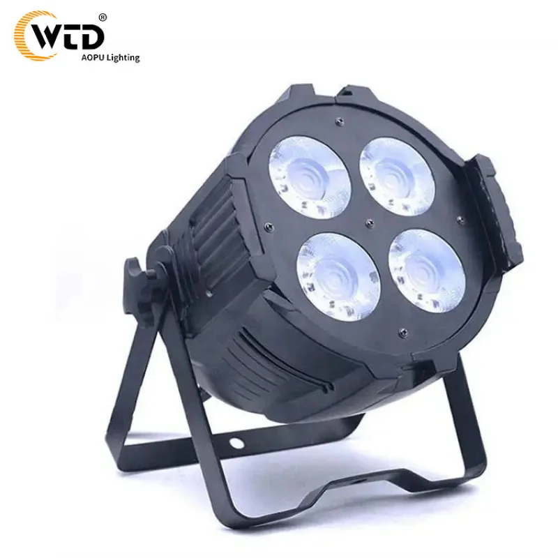 

High Quality 4x50W LED Par Wash Light Warm Cool White 2in1 200W Bright COB Stage Studio DMX512 Lighting for Events