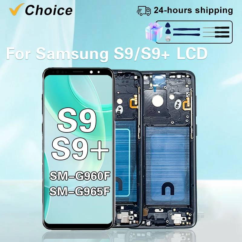 TFT For Samsung Galaxy S9 LCD SM-G960F Display Touch Screen Digitizer Assembly For Samsung S9 Plus SM-G965F LCD Replace Parts