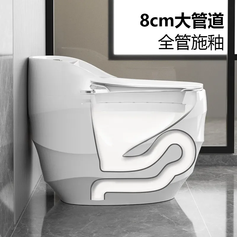 Royal Crown Household Ceramic Toilet Small Unit Siphon Silent Large Flush Creative Design