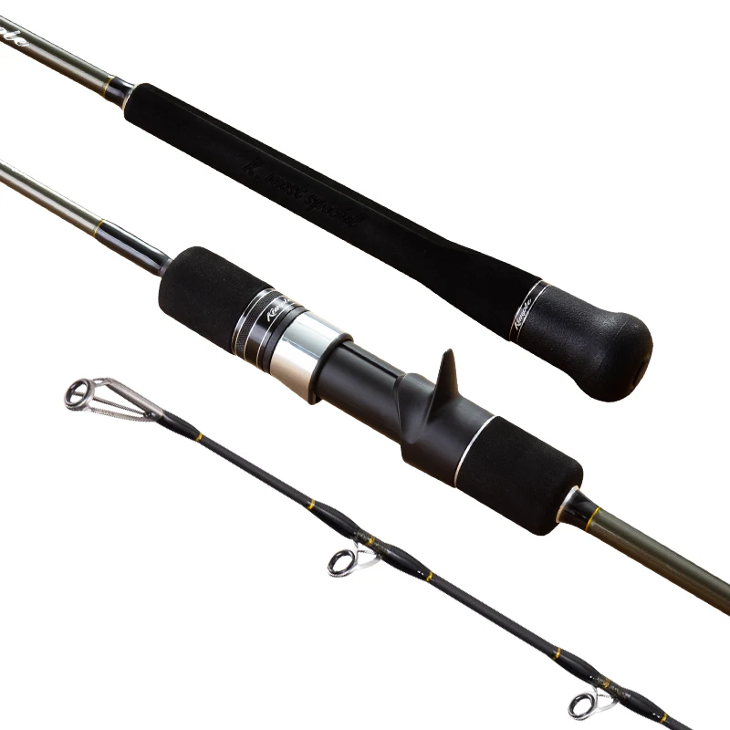 

KUNPLE- Boat Fishing Rod,Carbon, Ultra Light, Ultra Hard, 1.83m Iron Plate, Slow Shake Rod, Fuji Guide Ring,Bait Weight 80-260g