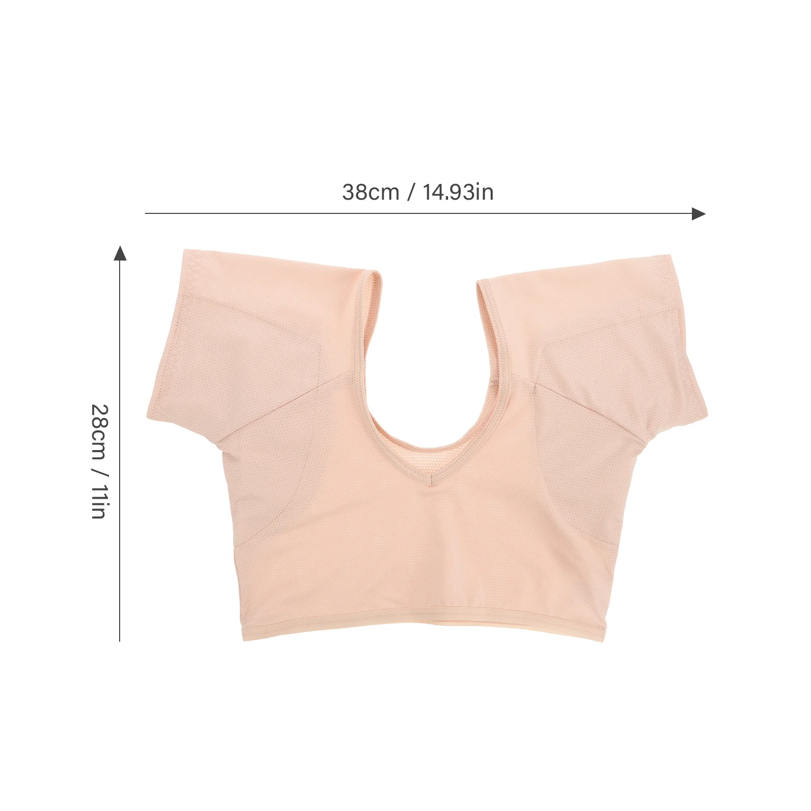 تحت الإبط سترة عرق المرأة حجم S القطن امتصاص سريع تنفس العرق برهان قميص حامي تحت الإبط قميص سترة مقاومة للعرق ،