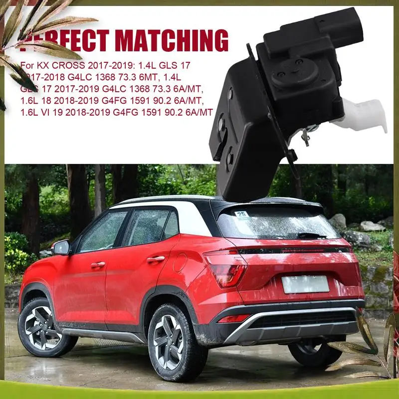 

Portable Rear Trunk Lock Tailgate Latch Assembly 81230-H2200 For Kia KXCROSS Saitus KX3 Aopao Zhipao Hyundai Ix25