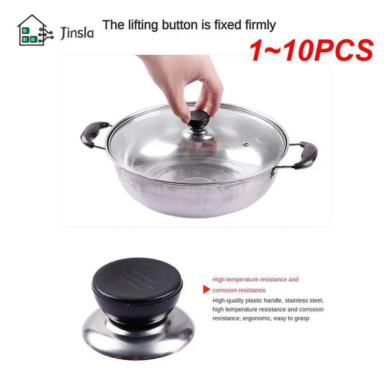 1~10PCS Kitchen Tools Replaceable Universal Pot Lid Handle Anti-Scalding Pot Lid Handle Pots Lid Head Kitchen Accessories