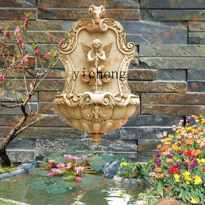 

TWR sandstone relief background wall spray flute water spray sculpture fountain wall hanging water feature